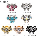 ボディピアス 16G 5ジュエル | ピアス専門店HOMESLICEPRODUCTIONS | 詳細画像2 