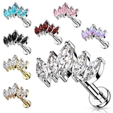 ボディピアス ラブレットスタッド 内ネジ | ピアス専門店HOMESLICEPRODUCTIONS | 詳細画像1 