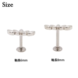 ボディピアス 16G ラブレットスタッド | ピアス専門店HOMESLICEPRODUCTIONS | 詳細画像5 