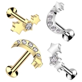 ボディピアス 16G ラブレットスタッド | ピアス専門店HOMESLICEPRODUCTIONS | 詳細画像1 