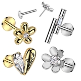 ボディピアス 16G ラブレットスタッド | ピアス専門店HOMESLICEPRODUCTIONS | 詳細画像1 