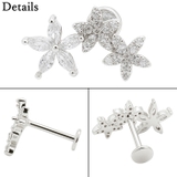 ボディピアス16G 18G ラブレットスタッド | ピアス専門店HOMESLICEPRODUCTIONS | 詳細画像5 