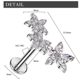 ボディピアス16G 18G ラブレットスタッド | ピアス専門店HOMESLICEPRODUCTIONS | 詳細画像11 