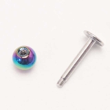 ボディピアス メタリック オーロラコーティングボール | ピアス専門店HOMESLICEPRODUCTIONS | 詳細画像6 