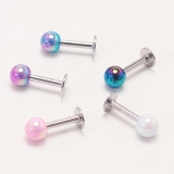 ボディピアス メタリック オーロラコーティングボール | ピアス専門店HOMESLICEPRODUCTIONS | 詳細画像7 