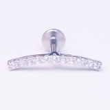 ボディピアス CZジュエル カーブライン | ピアス専門店HOMESLICEPRODUCTIONS | 詳細画像4 