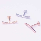 ボディピアス CZジュエル カーブライン | ピアス専門店HOMESLICEPRODUCTIONS | 詳細画像9 