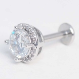 ボディピアス ラウンドプロングCZ インターナル | ピアス専門店HOMESLICEPRODUCTIONS | 詳細画像5 