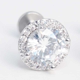 ボディピアス ラウンドプロングCZ インターナル | ピアス専門店HOMESLICEPRODUCTIONS | 詳細画像6 