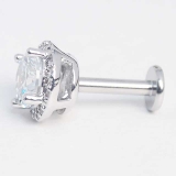 ボディピアス ラウンドプロングCZ インターナル | ピアス専門店HOMESLICEPRODUCTIONS | 詳細画像7 