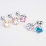 ボディピアス ラウンドプロングCZ インターナル | ピアス専門店HOMESLICEPRODUCTIONS | 詳細画像10 