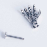 ボディピアス スカルハンド ラブレットスタッド | ピアス専門店HOMESLICEPRODUCTIONS | 詳細画像5 