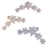 316Lサージカルステンレス 5ダブルティアード CZフラワー | ピアス専門店HOMESLICEPRODUCTIONS | 詳細画像1 