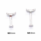 ボディピアスCZ パヴェジュエル クレセントムーン | ピアス専門店HOMESLICEPRODUCTIONS | 詳細画像3