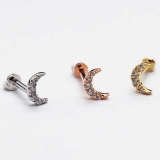 ボディピアスCZ パヴェジュエル クレセントムーン | ピアス専門店HOMESLICEPRODUCTIONS | 詳細画像8