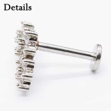 ボディピアス トリプルジュエル CZ | ピアス専門店HOMESLICEPRODUCTIONS | 詳細画像4 