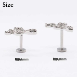 ボディピアス 16G パヴェ | ピアス専門店HOMESLICEPRODUCTIONS | 詳細画像4 