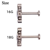 ボディピアス ラブレットスタッド 16G | ピアス専門店HOMESLICEPRODUCTIONS | 詳細画像2 