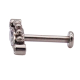 ボディピアス ラブレットスタッド 16G | ピアス専門店HOMESLICEPRODUCTIONS | 詳細画像4 