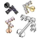 ボディピアス ラブレットスタッド 16G | ピアス専門店HOMESLICEPRODUCTIONS | 詳細画像1 