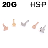鼻ピアス 20G ノーズピン | ピアス専門店HOMESLICEPRODUCTIONS | 詳細画像1 