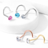 鼻ピアス CZジュエル ラウンド | ピアス専門店HOMESLICEPRODUCTIONS | 詳細画像10 