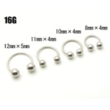 サーキュラーバーベル 16G【ボディピアス ボディーピアス | ピアス専門店HOMESLICEPRODUCTIONS | 詳細画像3 