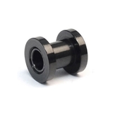 ブラックフレッシュトンネル 6mm【ボディピアス ボディーピアス | ピアス専門店HOMESLICEPRODUCTIONS | 詳細画像1