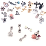 16G ストレートバーベル 5点セット | ピアス専門店HOMESLICEPRODUCTIONS | 詳細画像1