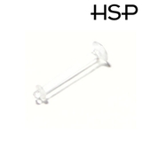 【透明ピアス】リテイナー ラブレットスタッド 14G | ピアス専門店HOMESLICEPRODUCTIONS | 詳細画像2 