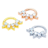 ボディピアス マルチCZファン セグメントリング | ピアス専門店HOMESLICEPRODUCTIONS | 詳細画像6 