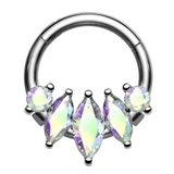 シルバー×AB | ボディピアス マーキーズ CZ | ピアス専門店HOMESLICEPRODUCTIONS