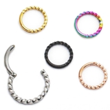 ボディピアス ツイスト セグメントリング | ピアス専門店HOMESLICEPRODUCTIONS | 詳細画像1 