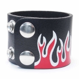 レザーブレスレット レッドフレーム【アクセサリー/革/メンズ】 | ピアス専門店HOMESLICEPRODUCTIONS | 詳細画像3