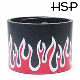 レザーブレスレット レッドフレーム【アクセサリー/革/メンズ】 | ピアス専門店HOMESLICEPRODUCTIONS | 詳細画像2