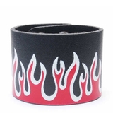 レザーブレスレット レッドフレーム【アクセサリー/革/メンズ】 | ピアス専門店HOMESLICEPRODUCTIONS | 詳細画像1