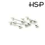 ストレートバーベルコーン 16G【ボディピアス ボディーピアス | ピアス専門店HOMESLICEPRODUCTIONS | 詳細画像2