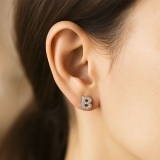 パヴェジュエル イニシャルロゴ(シルバー)ストレートバーベル【ボディピアス ボデ… | ピアス専門店HOMESLICEPRODUCTIONS | 詳細画像5