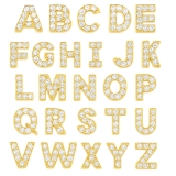 パヴェジュエル イニシャルロゴ(ゴールド)ストレートバーベル【ボディピアス ボデ… | ピアス専門店HOMESLICEPRODUCTIONS | 詳細画像2 