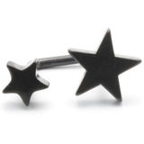 ブラック | ダブルスターバックピアス16G【ボディピアス ボディーピアス ヘリックス | ピアス専門店HOMESLICEPRODUCTIONS