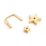 ダブルスターバックピアス16G【ボディピアス ボディーピアス ヘリックス | ピアス専門店HOMESLICEPRODUCTIONS | 詳細画像3