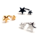 ダブルスターバックピアス16G【ボディピアス ボディーピアス ヘリックス | ピアス専門店HOMESLICEPRODUCTIONS | 詳細画像1