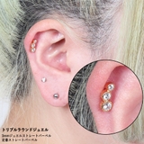 ボディピアス 16G トリプル | ピアス専門店HOMESLICEPRODUCTIONS | 詳細画像5 