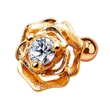 ピンクゴールド | 16G ジュエル ローズ | ピアス専門店HOMESLICEPRODUCTIONS