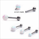 16G オパールボールストレートバーベル【ボディピアス ボディーピアス | ピアス専門店HOMESLICEPRODUCTIONS | 詳細画像3 
