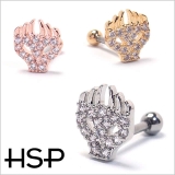 ボディピアス 16G CZパヴェ | ピアス専門店HOMESLICEPRODUCTIONS | 詳細画像2 