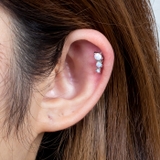 トリプルオパール ストレートバーベル 16G | ピアス専門店HOMESLICEPRODUCTIONS | 詳細画像11 