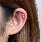 トリプルオパール ストレートバーベル 16G | ピアス専門店HOMESLICEPRODUCTIONS | 詳細画像12 