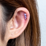 トリプルオパール ストレートバーベル 16G | ピアス専門店HOMESLICEPRODUCTIONS | 詳細画像15 