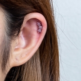 ボディピアス トリプル5クリスタルフラワー ストレートバーベル | ピアス専門店HOMESLICEPRODUCTIONS | 詳細画像12 